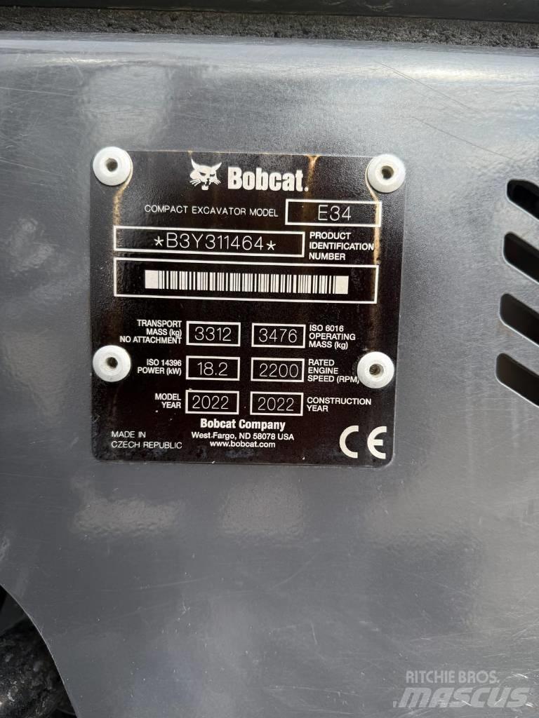 Bobcat E 34 Minikoparki