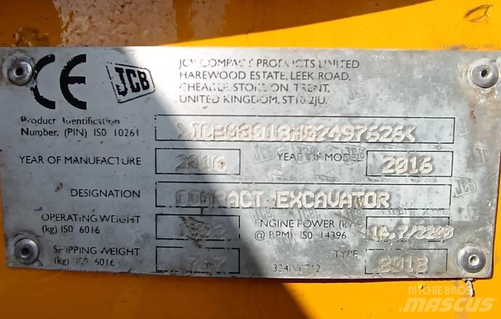 JCB 8018 CTS Minikoparki