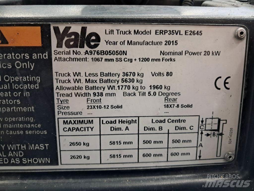 Yale ERP35VL Wózki elektryczne