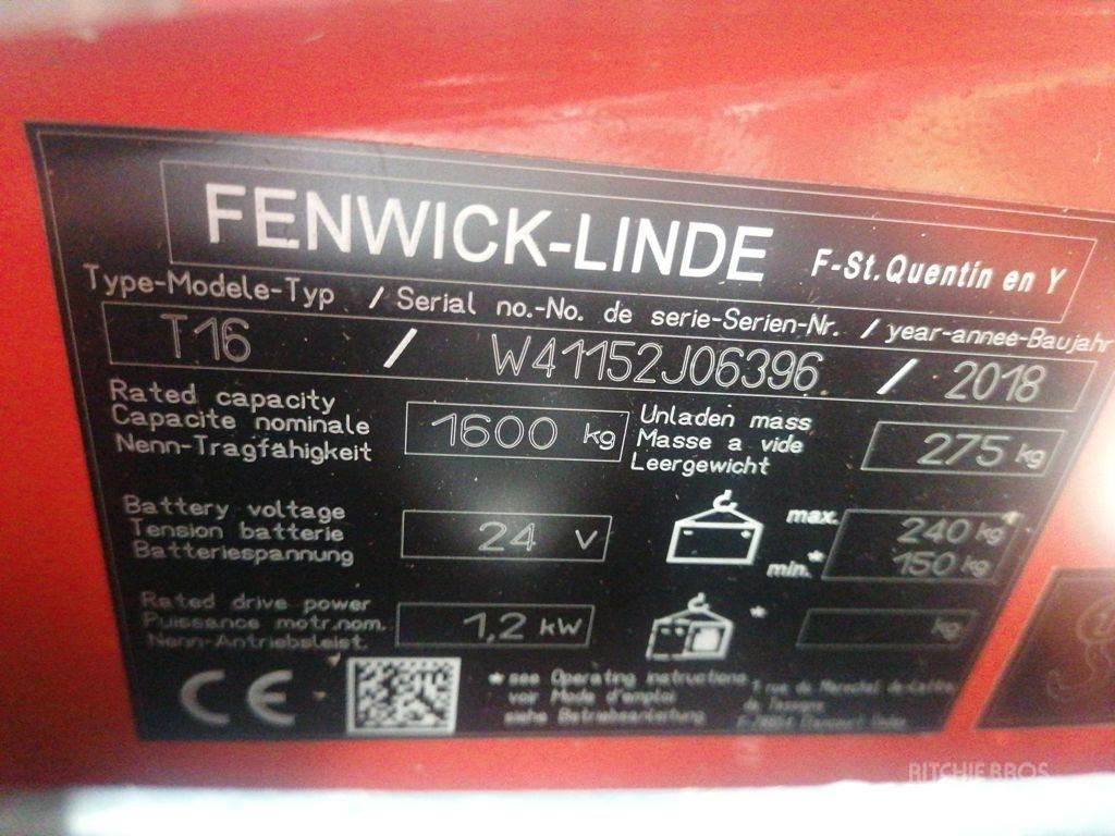 Linde T16 Wózki widłowe unoszące