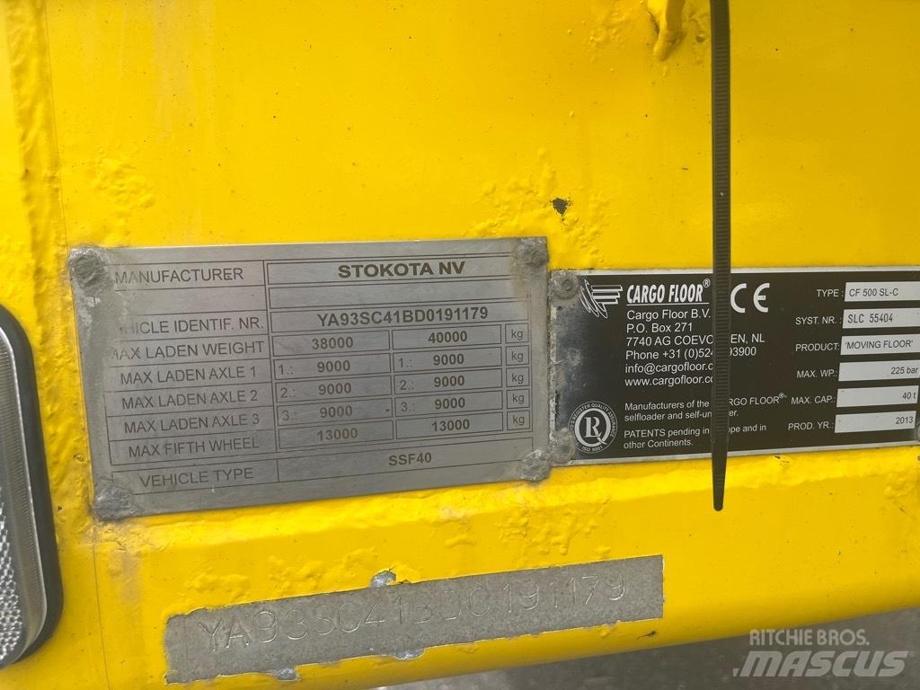 STOKOTA CargoFloor Naczepy do transportu zrębki