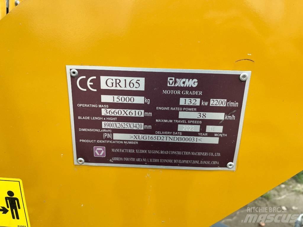 XCMG GR 165 Równiarki