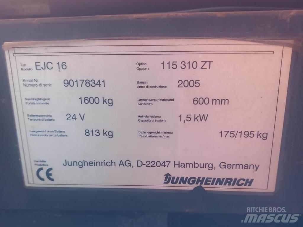 Jungheinrich ECJ16 Wózki paletowe ręczne