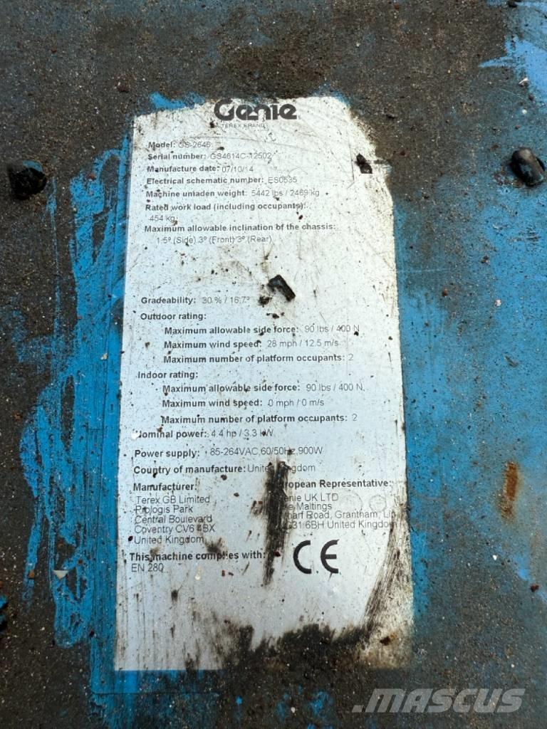 Genie GS2646 Podnośniki nożycowe