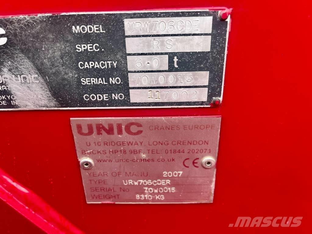 Unic URW 706 Mini dźwigi