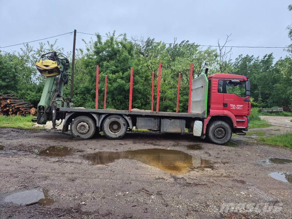 MAN TGA 26.430 Samochody do przewozu drewna