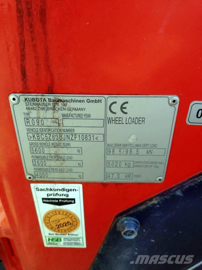 Kubota R 090 Ładowarki kołowe
