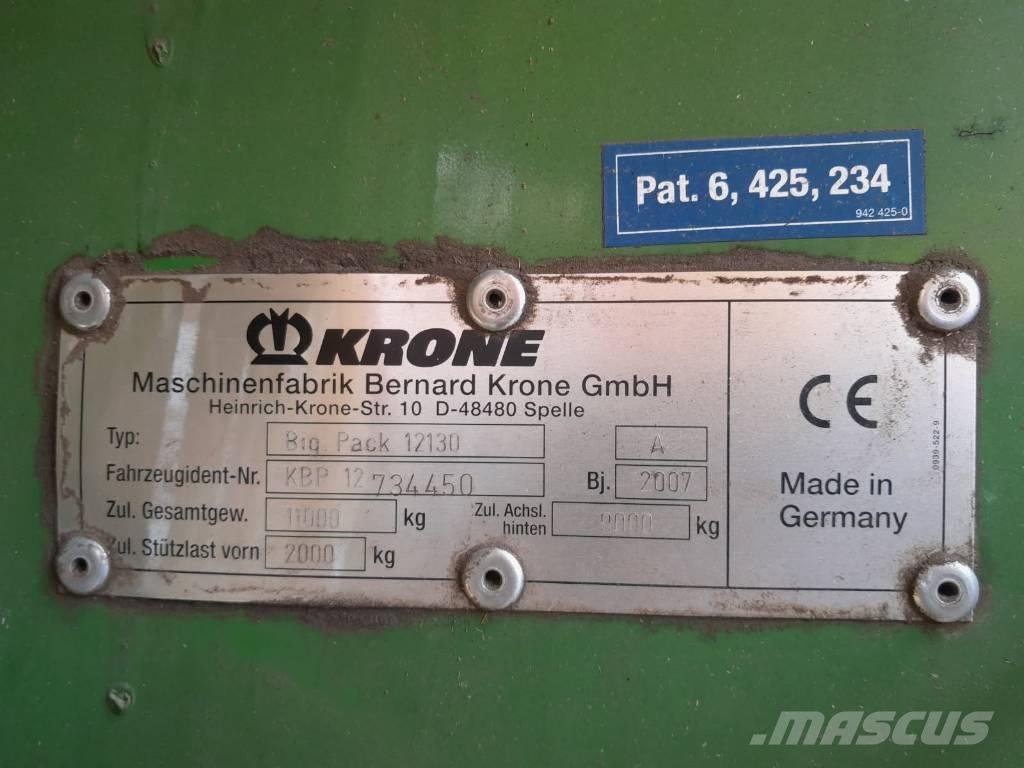 Krone Big Pack 12130 Prasy kostkujące