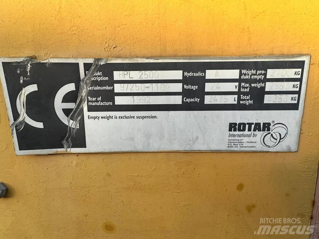 Rotar HPL 2500 Sprzęt segregujący