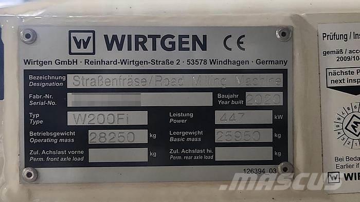 Wirtgen W200Fi Beton-maszyny do przerobu kamienia