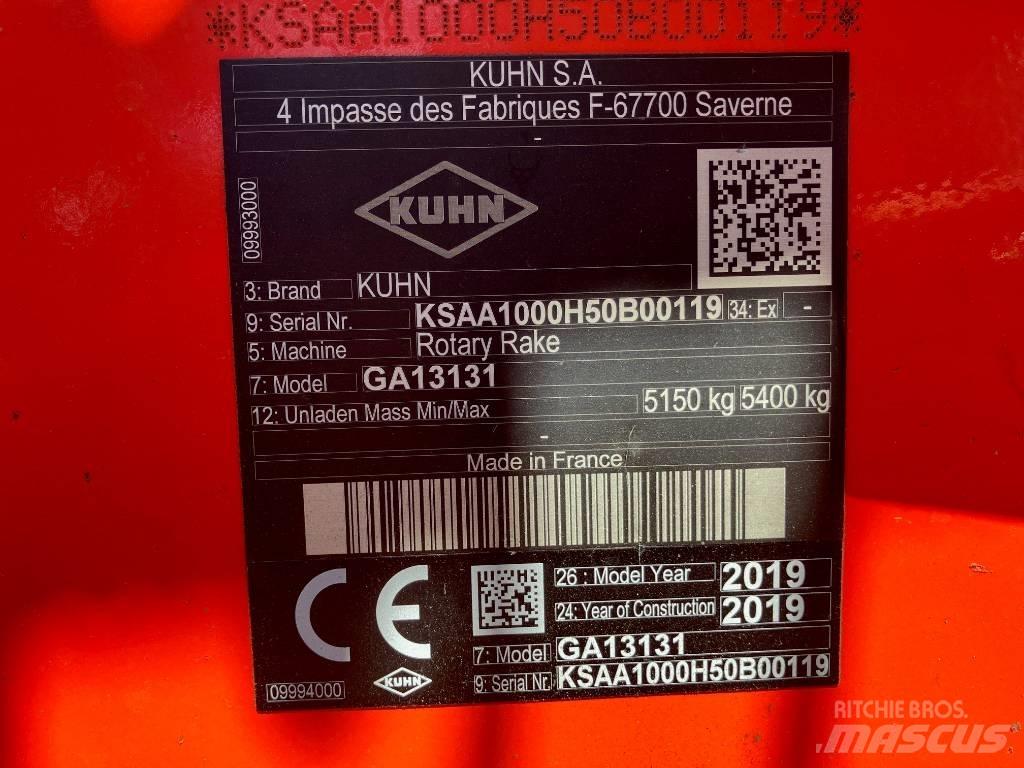 Kuhn GA 13131 Ciągnikowe żniwiarki pokosowe