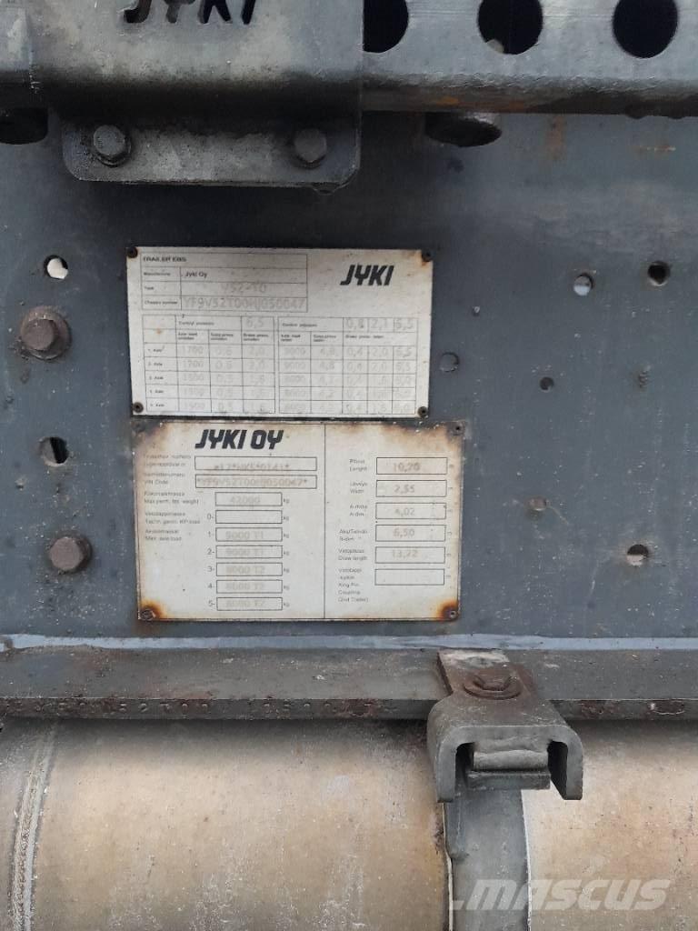 Jyki V52-T0 Przyczepy do przewozu drewna