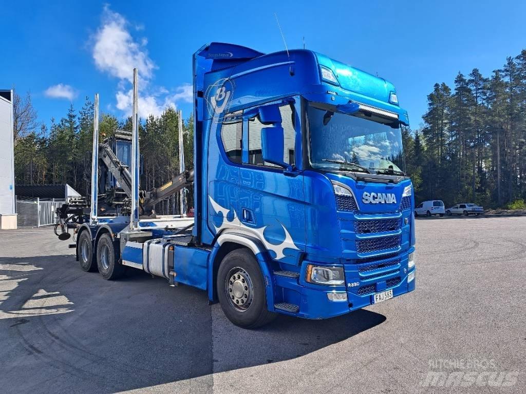 Scania R580B6X4NB Samochody do przewozu drewna