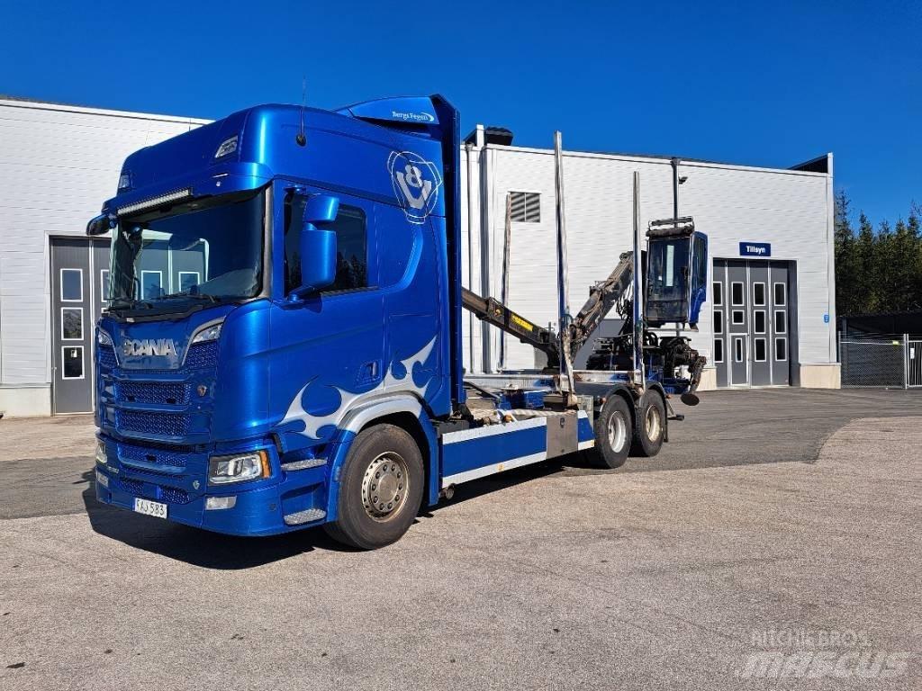 Scania R580B6X4NB Samochody do przewozu drewna