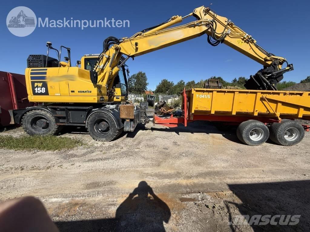 Komatsu PW 158 Koparki kołowe