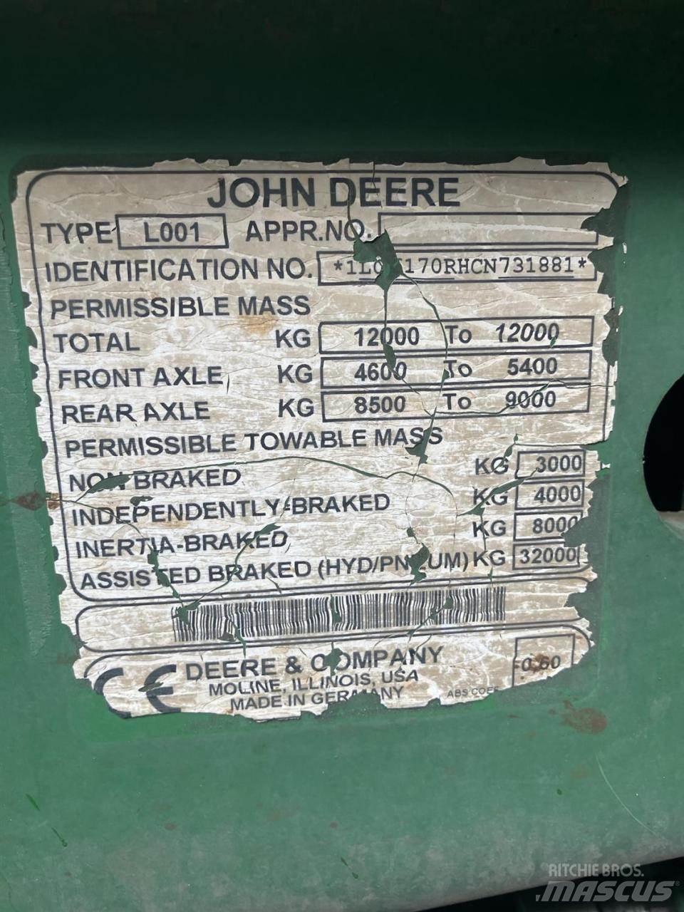 John Deere 6170R Ciągniki rolnicze