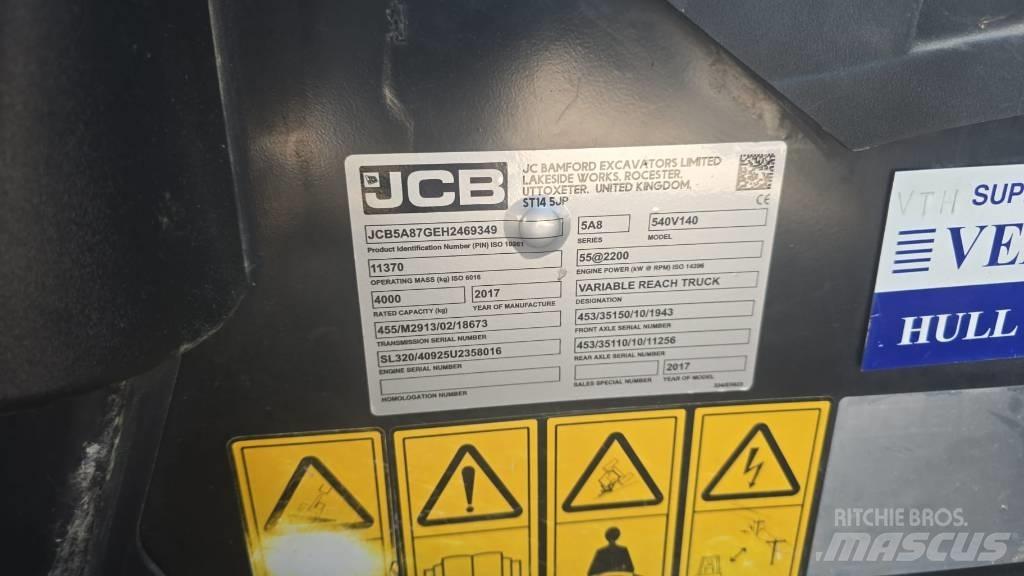 JCB 540-140 Ładowarki teleskopowe