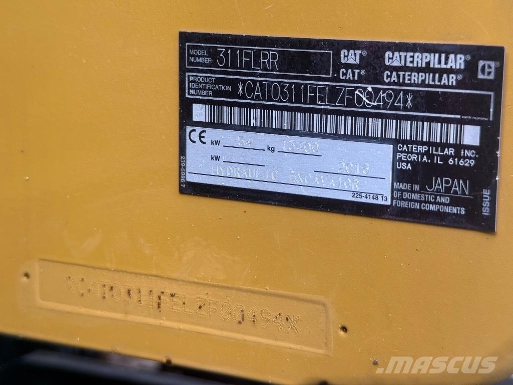 CAT 311 FL RR Koparki gąsienicowe