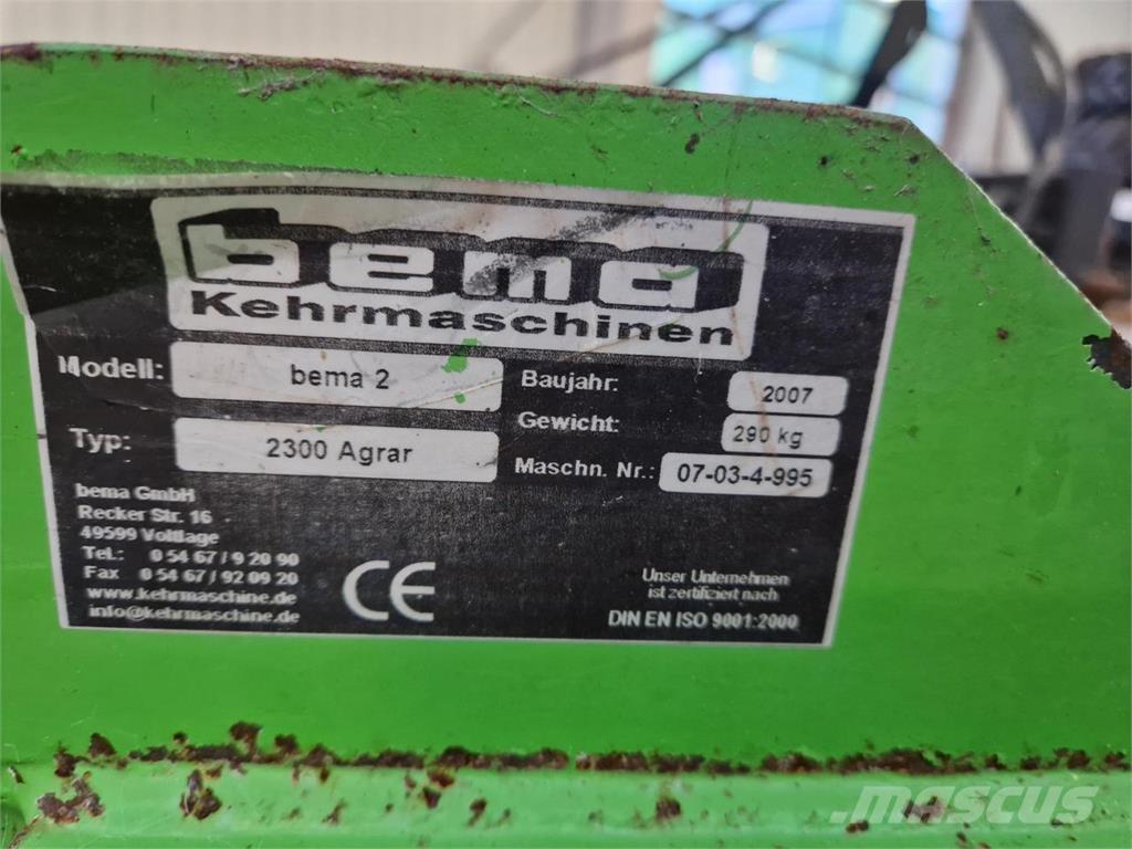 Bema 2300 Agrar Zamiatarki - Zgarniarki - Odśnieżarki