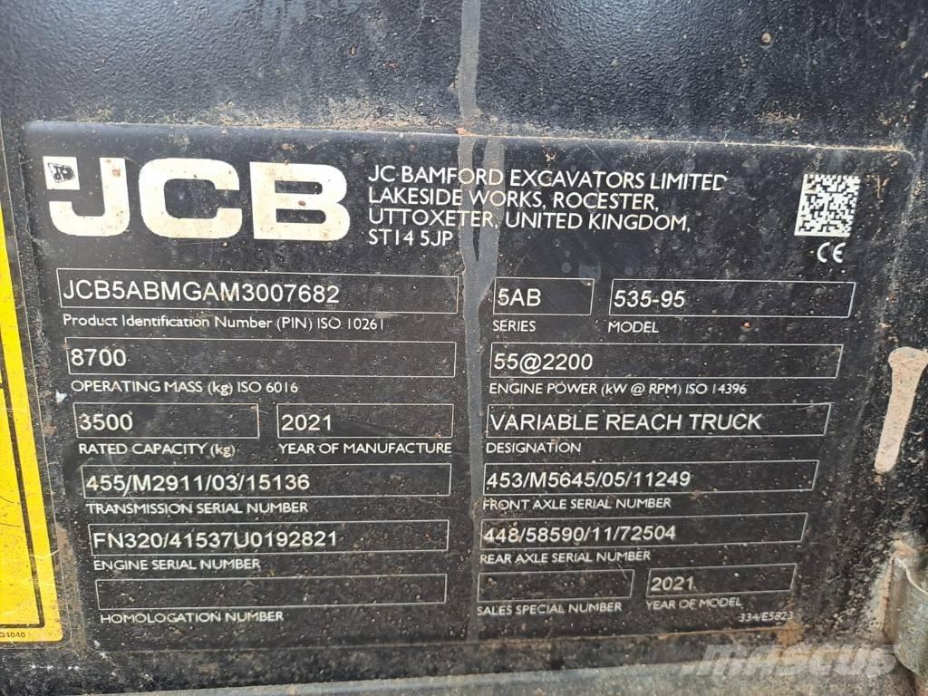 JCB 535-95 Ładowarki teleskopowe