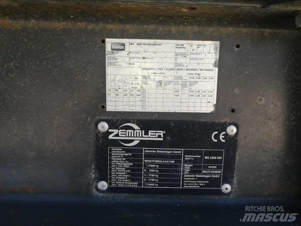 Zemmler MS 4200-097 Przesiewacze mobilne