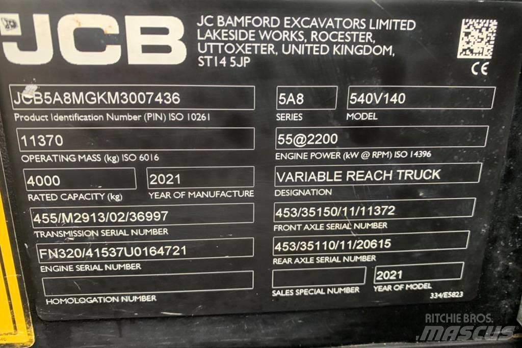 JCB 540-140 Ładowarki teleskopowe