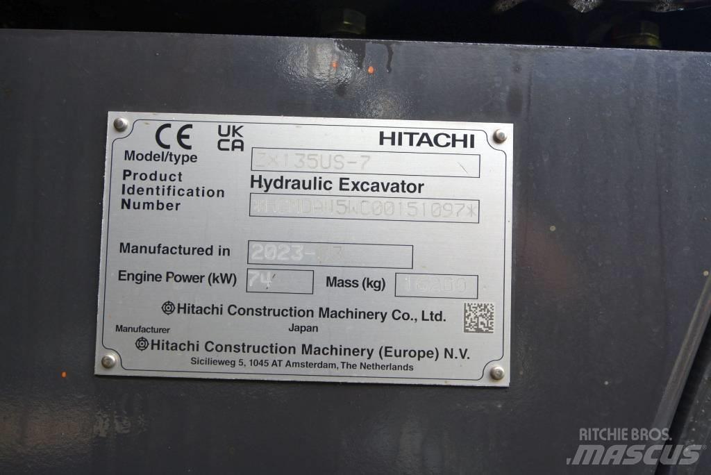 Hitachi ZX 135 US-7 Koparki gąsienicowe