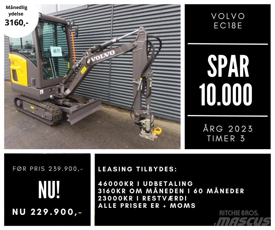 Volvo EC 18 E Minikoparki