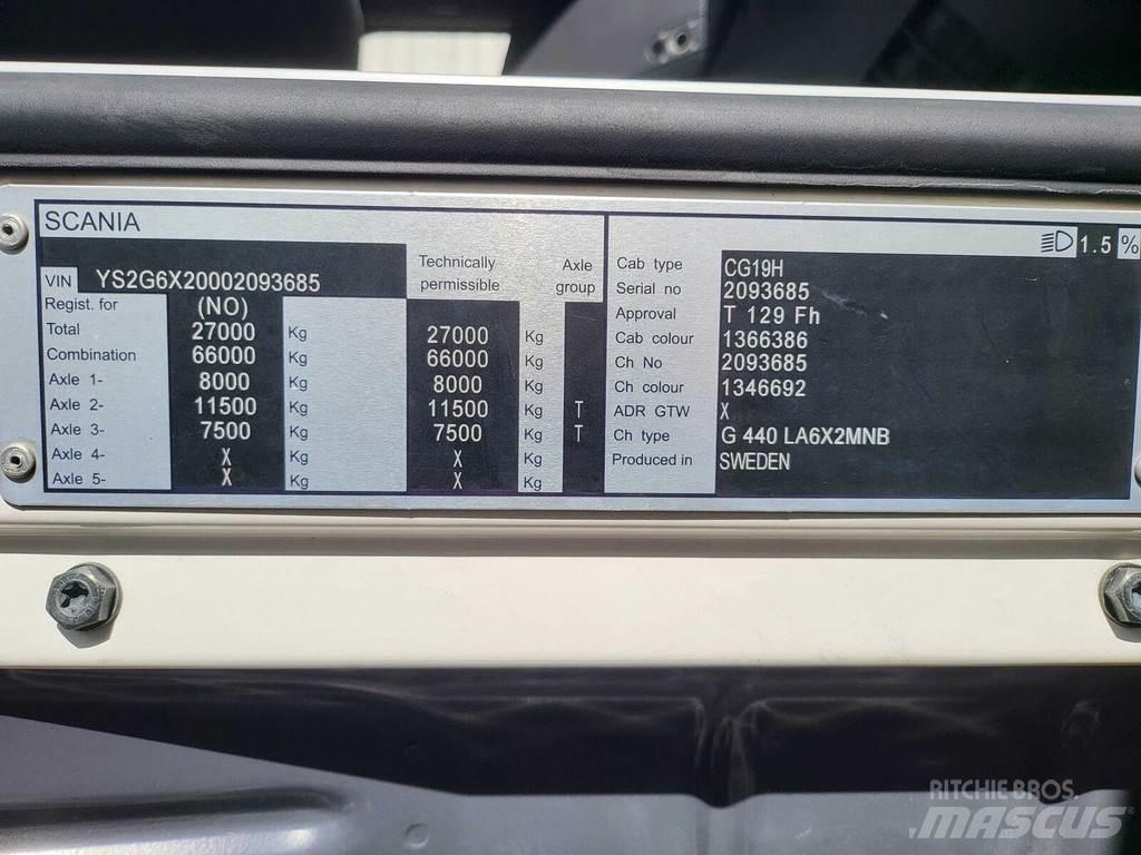 Scania G440 6X2 Ciągniki siodłowe