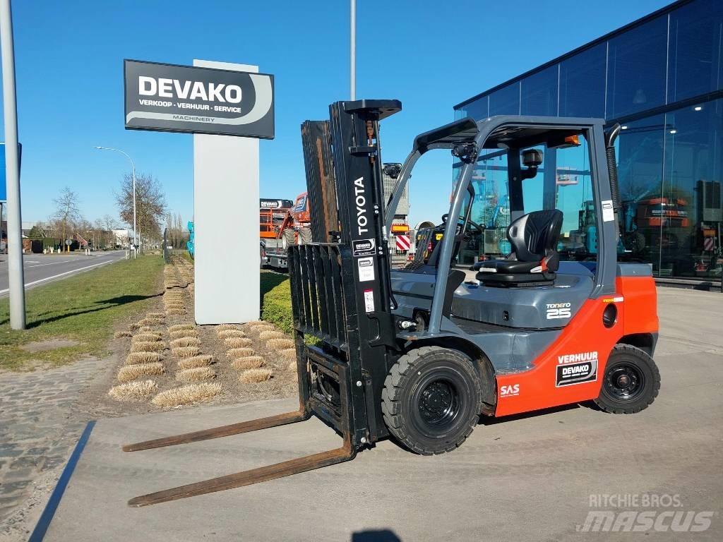 Toyota 52-8 FD F 25 Wózki Diesla