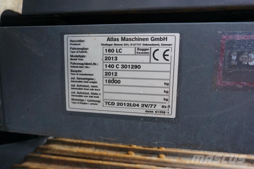 Atlas 160 LC Koparki gąsienicowe