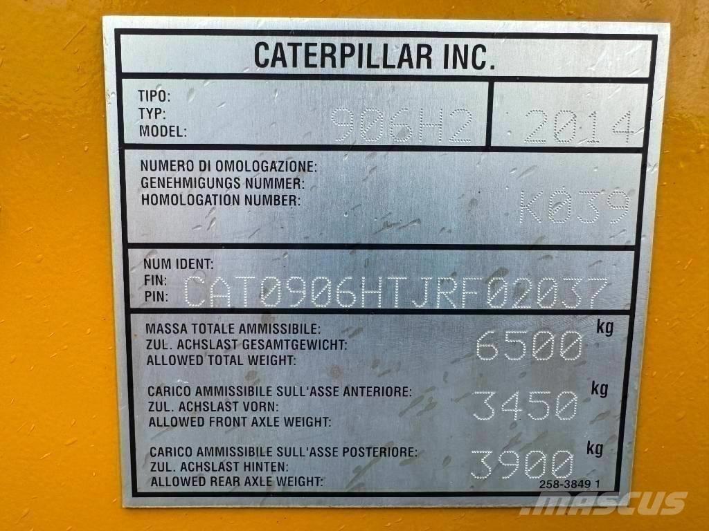 CAT 906 H 2 Ładowarki kołowe