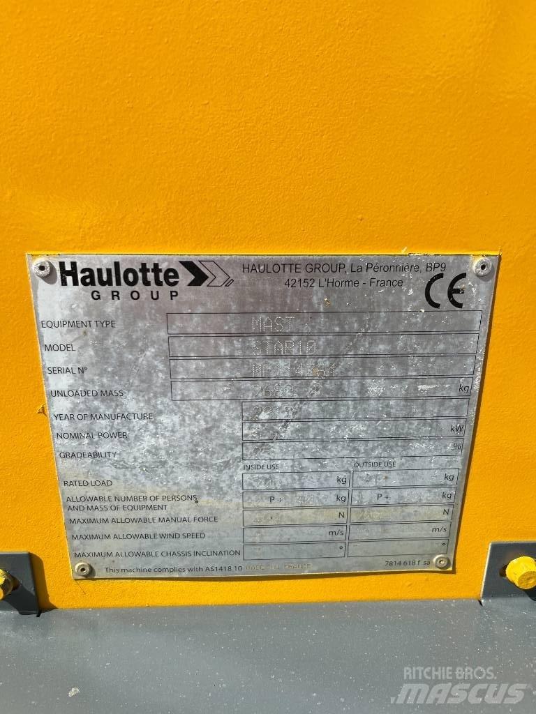 Haulotte Star-10AC Podnośniki teleskopowe