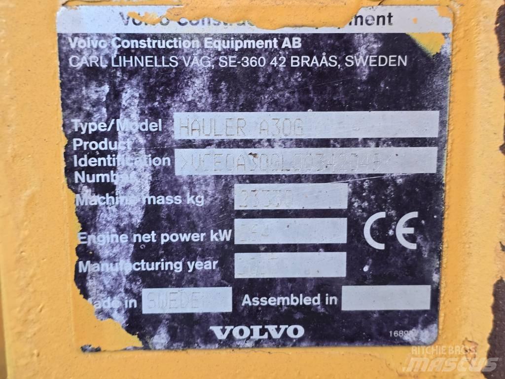 Volvo A30G Wozidła przegubowe