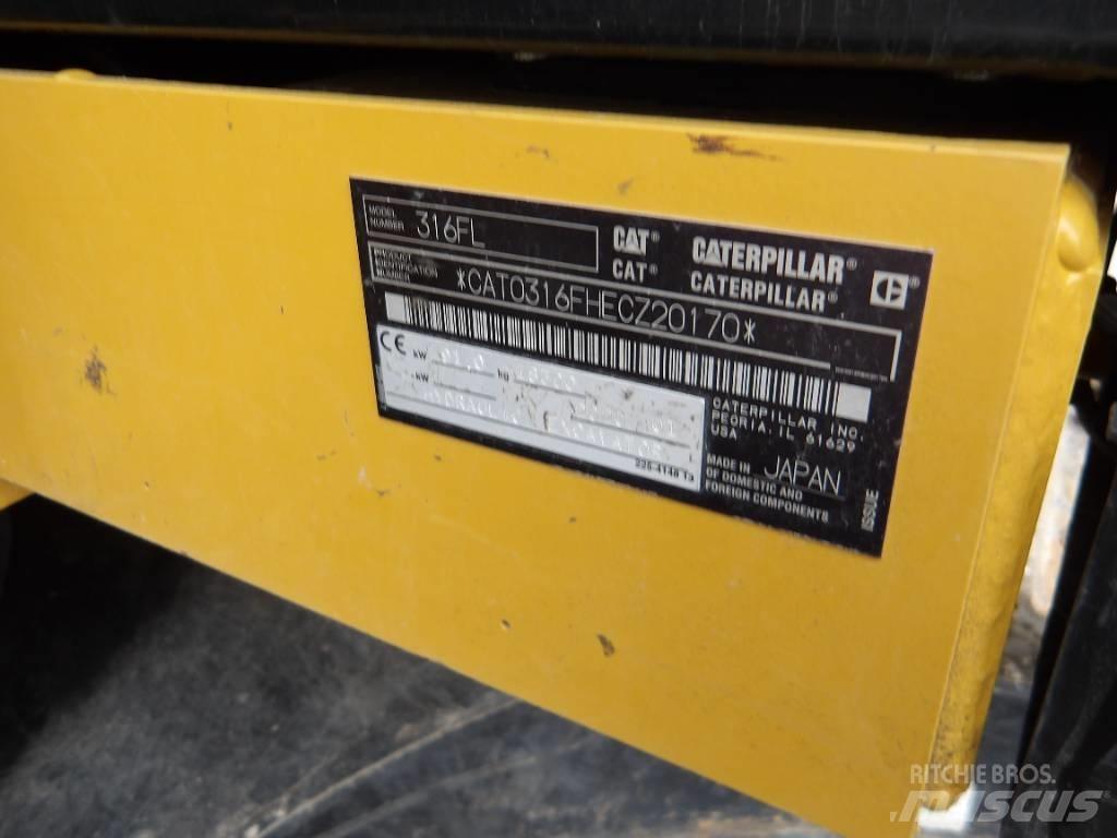 CAT 316 F Koparki gąsienicowe