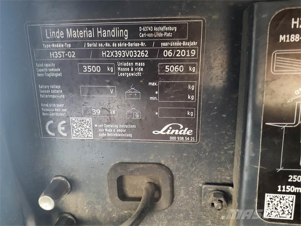 Linde H35T Wózki LPG