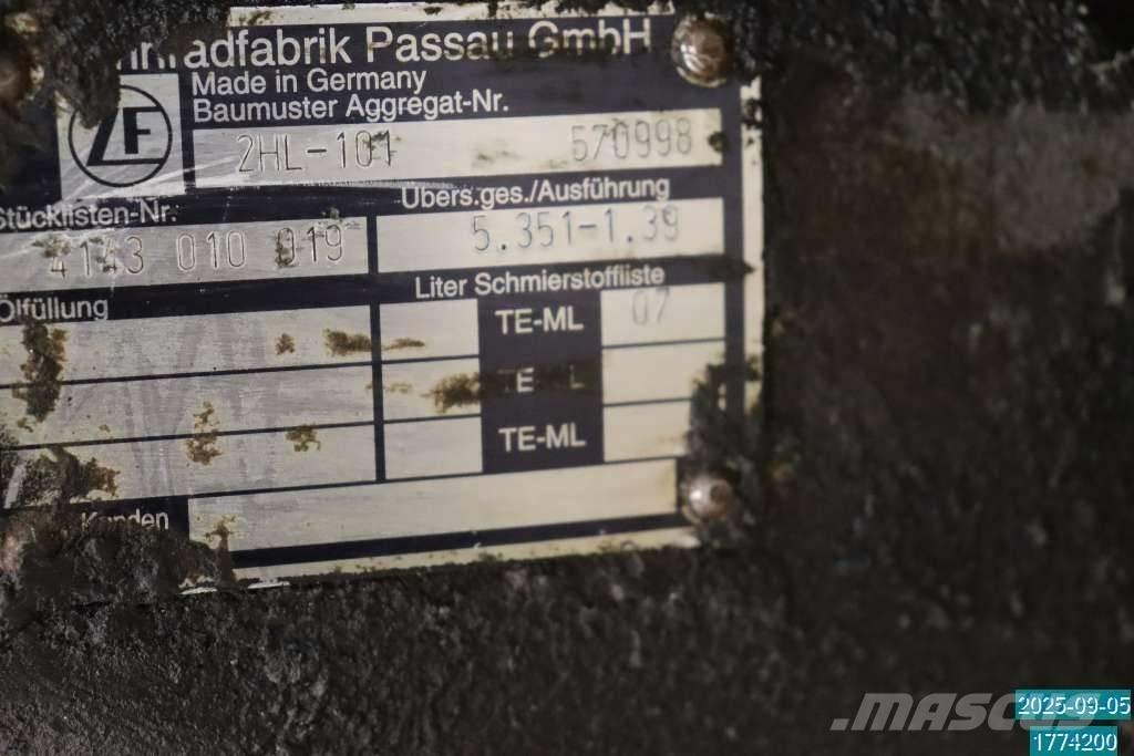 Huddig 1160 Przekładnie i skrzynie biegów
