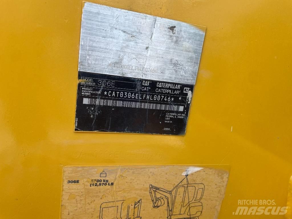 CAT 306E2 Minikoparki