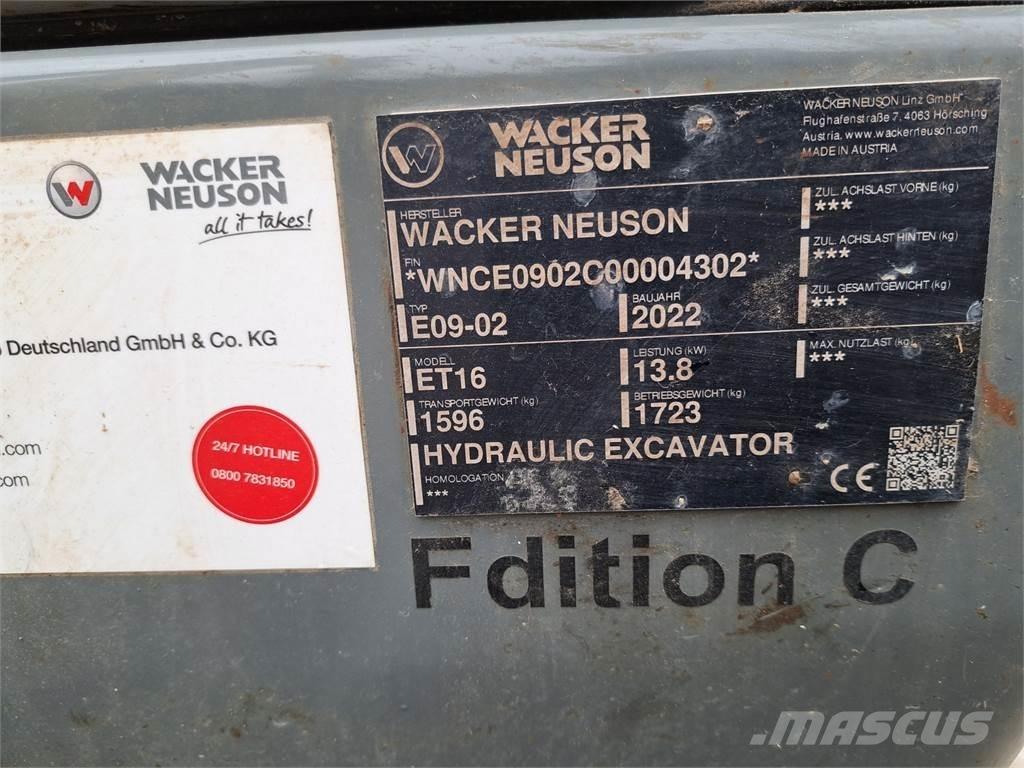Wacker Neuson ET16 Koparki gąsienicowe