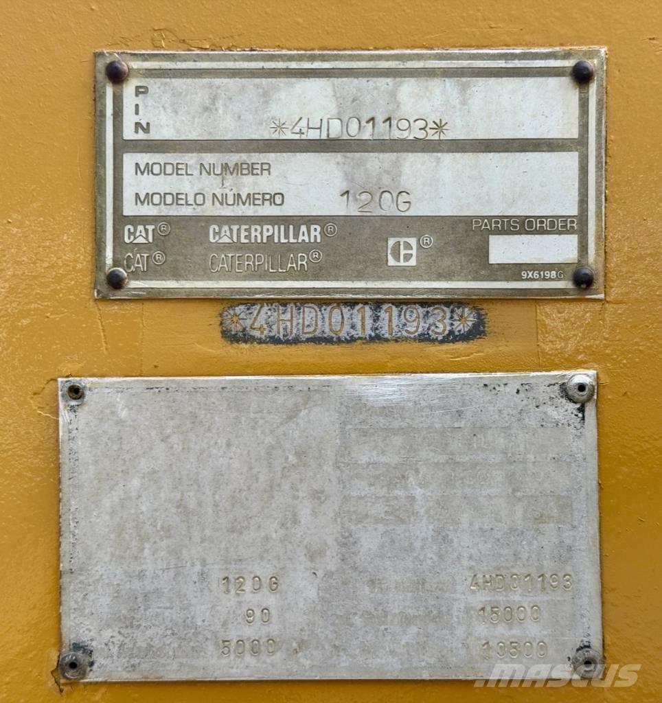 CAT 120 G Równiarki