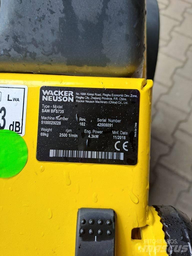 Wacker Neuson BFS735 Piły do skał i betonu