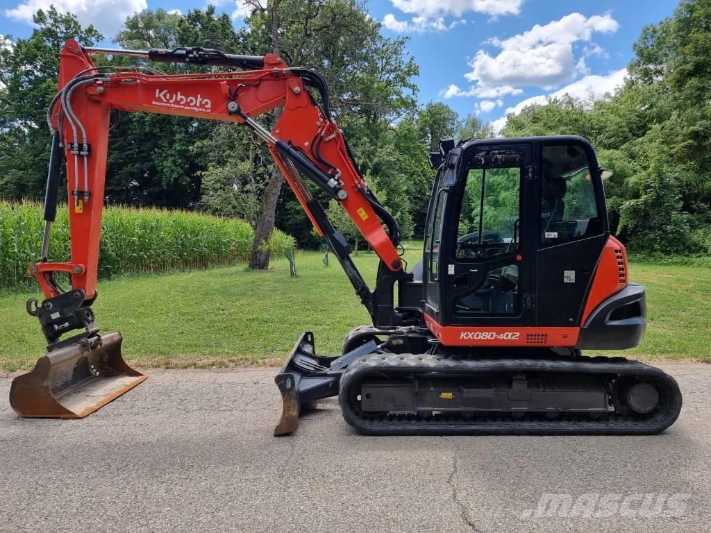 Kubota KX 080-4a2 Midikoparki  7t - 12t
