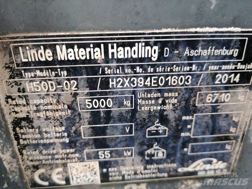Linde H50D-02 Wózki Diesla