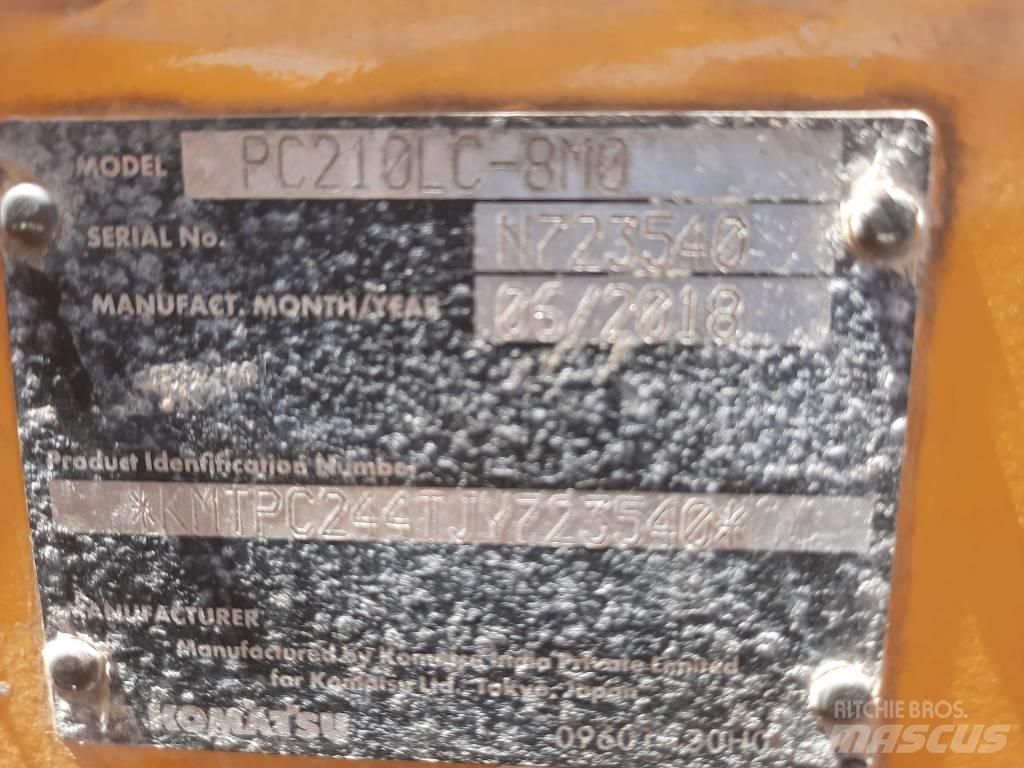 Komatsu PC 210 Koparki gąsienicowe