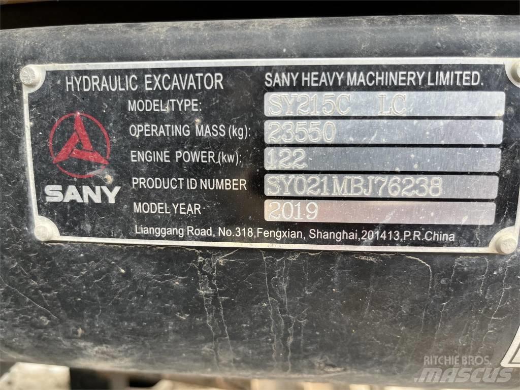 Sany SY215C Koparki gąsienicowe