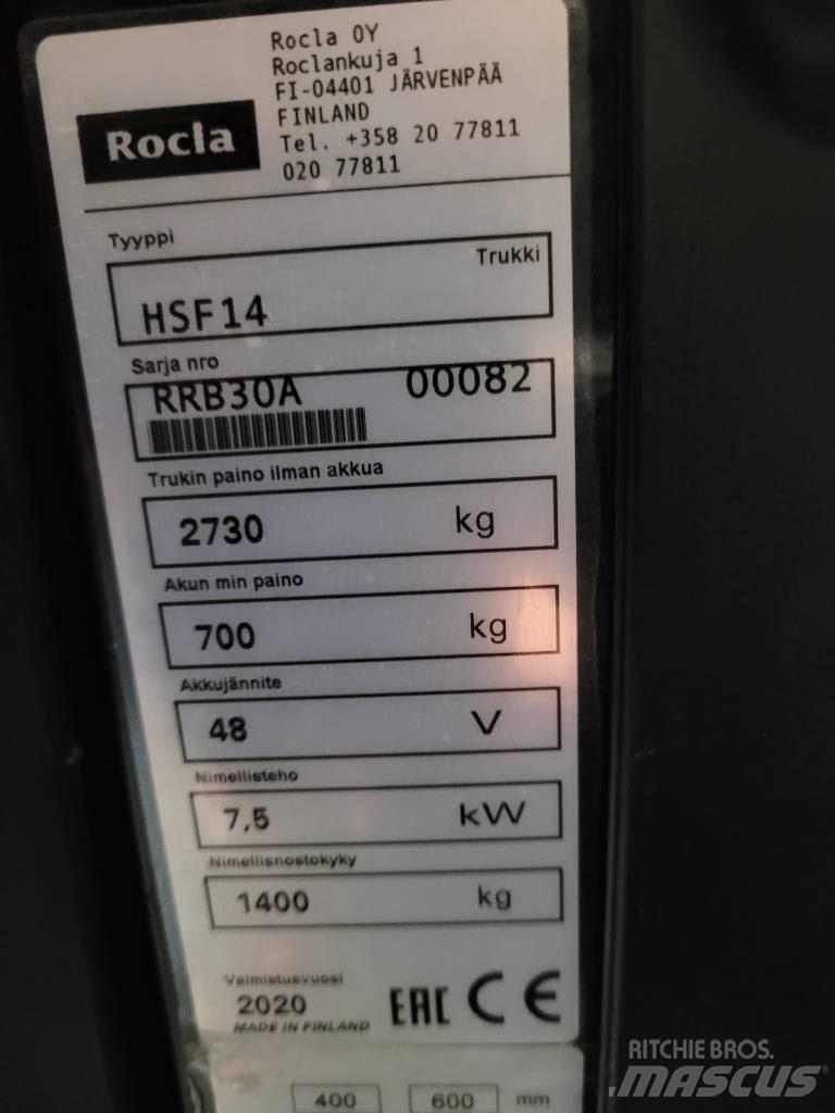 Rocla HSF14 Wózki widłowe wysokiego składowania
