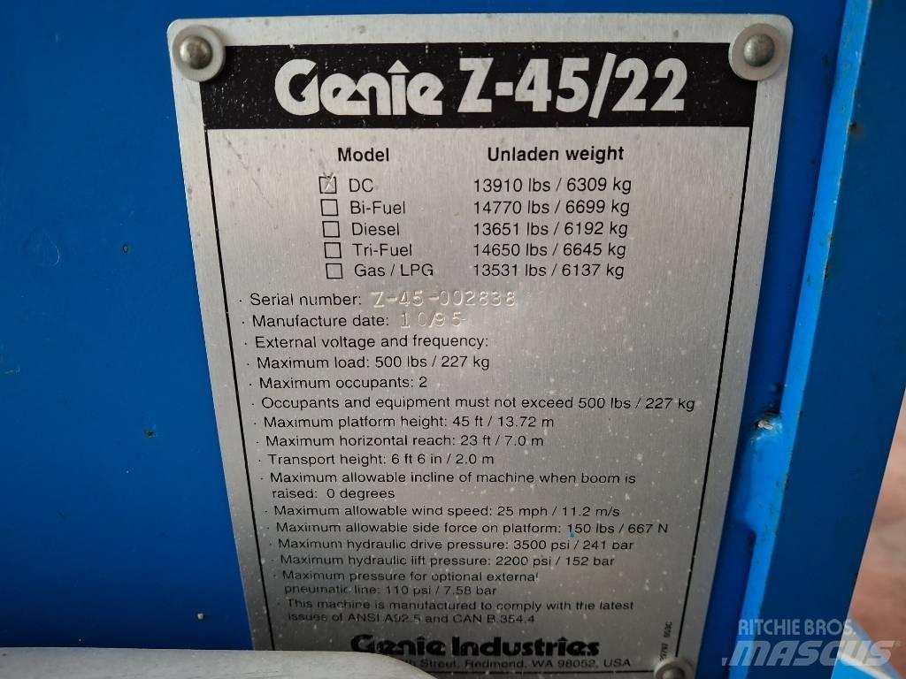 Genie Z 45/22 BOOM Podnośniki przegubowe