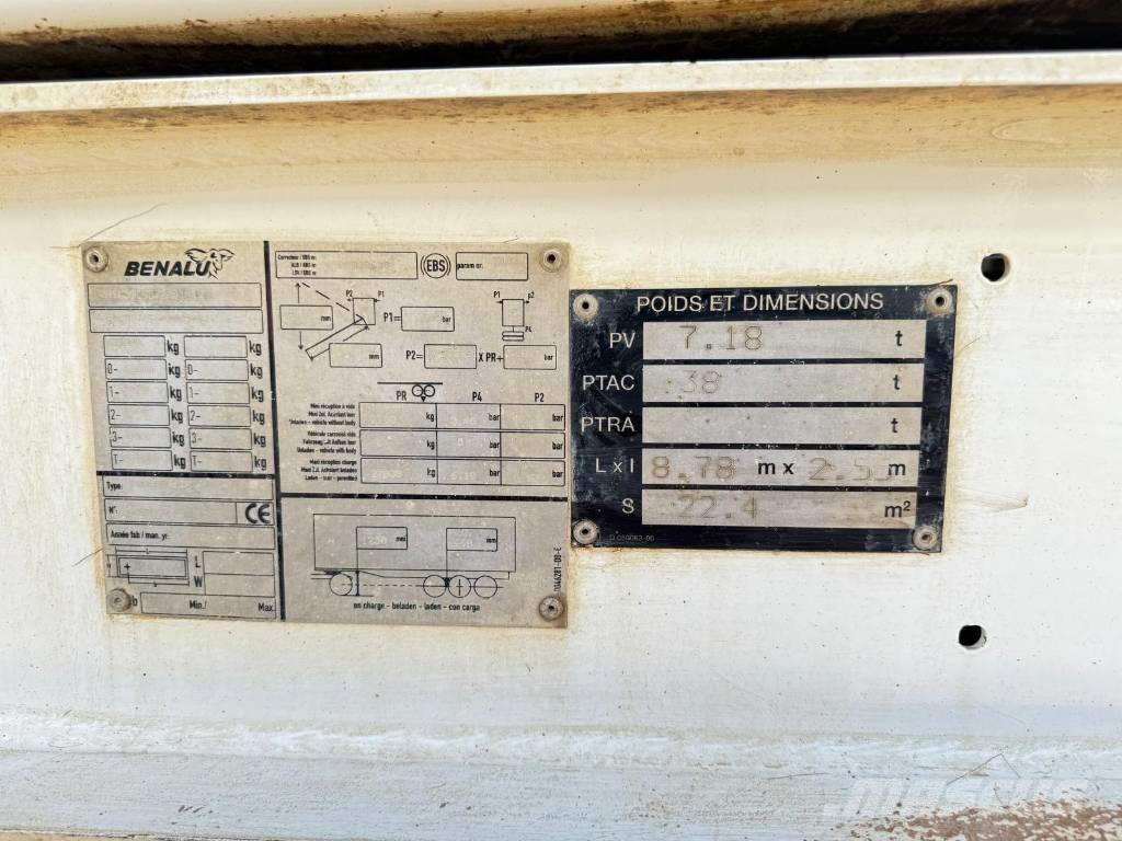 Benalu semis benne Naczepy wywrotki / wanny