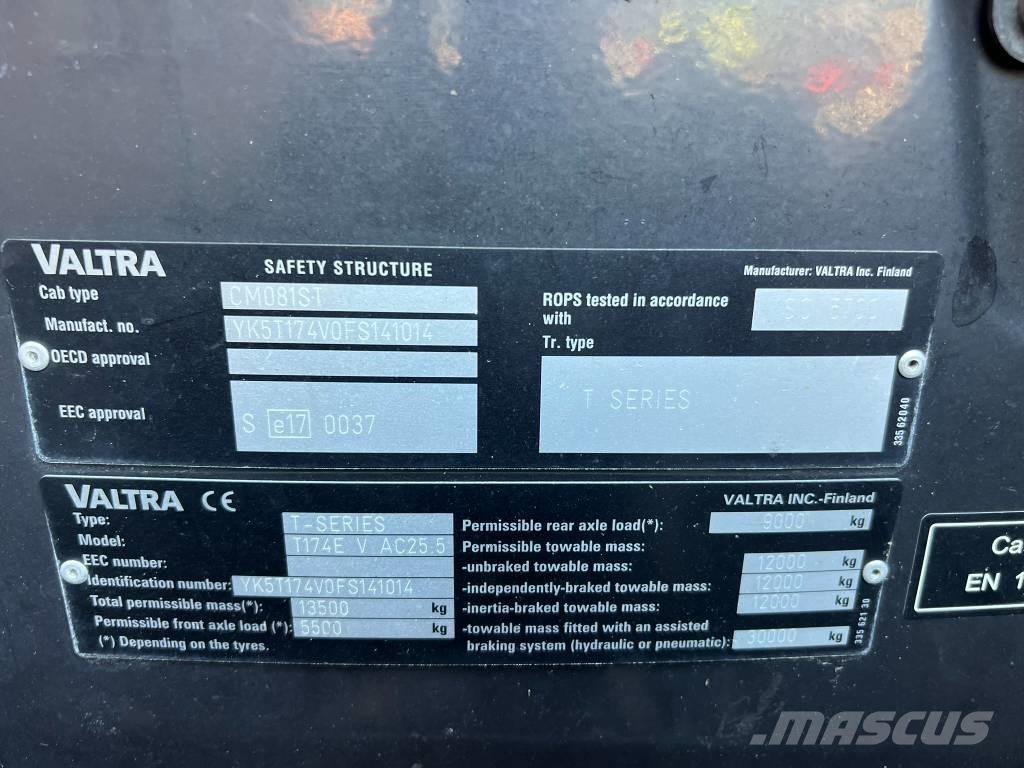 Valtra T 174 Versu Ciągniki rolnicze