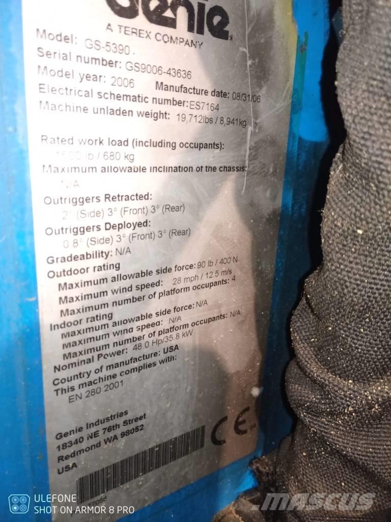 Genie GS 5390 RT Podnośniki nożycowe